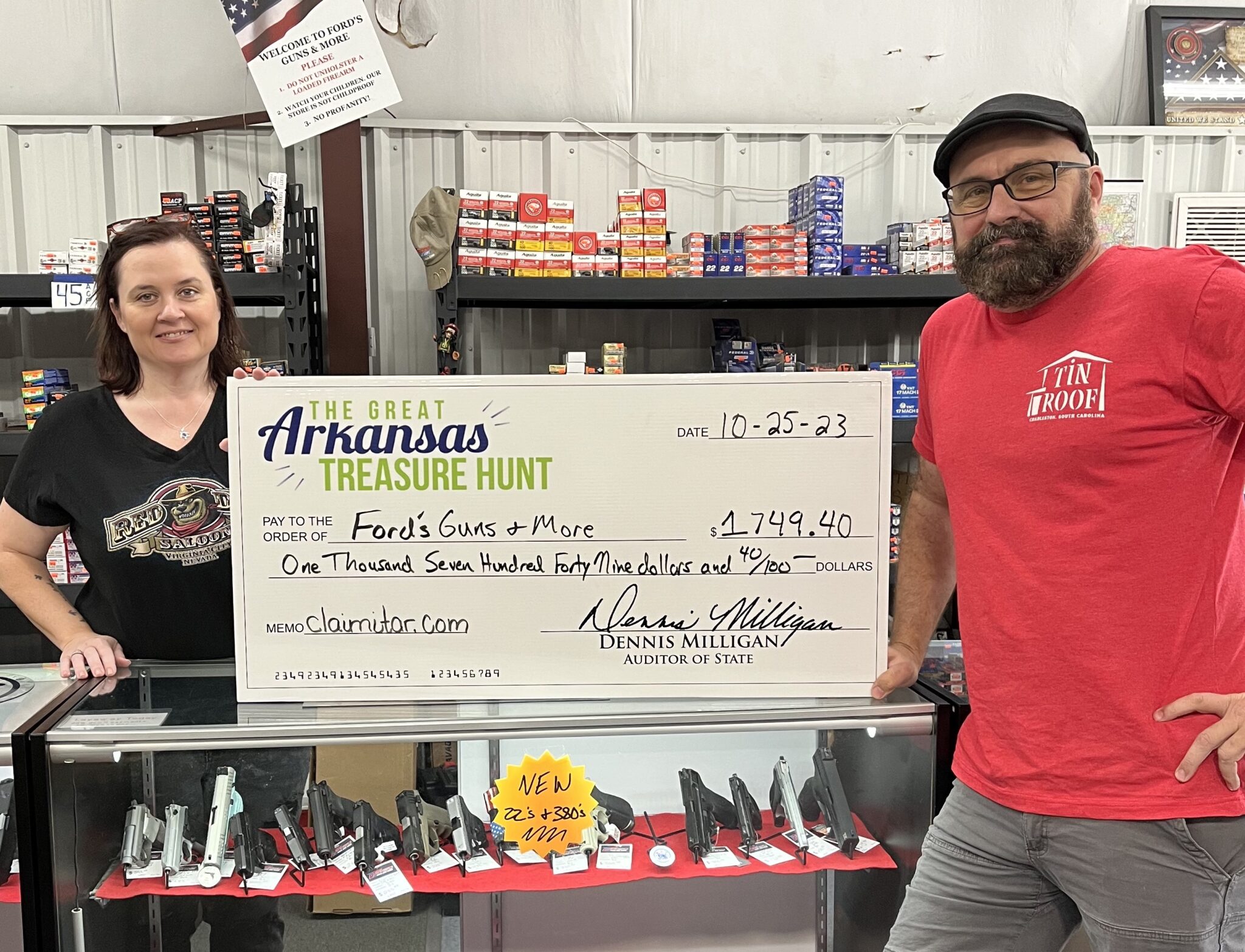 State Auditor Dennis Milligan’s Office Delivers 5,000 to Batesville