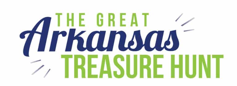 The great Arkansas treasure hunt logo